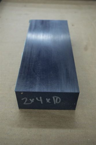 Urethane Block 2&#034;x4&#034;x10&#034; Durometer 90A Blue Bar Sheet Polyurethane Acrotech