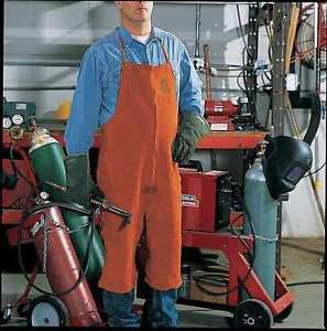 Steiner 12170 split leg welding bib apron, lthr, 42x24in for sale