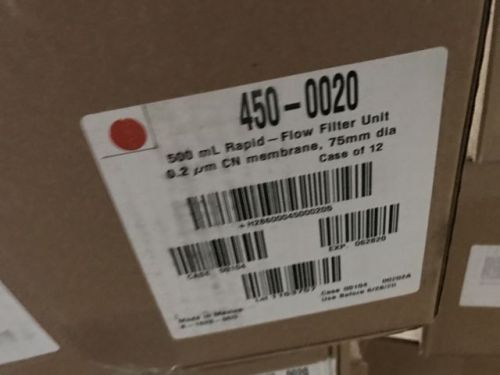 12-NALGENE RAPID FLOW FILTER UNIT 450-0020 BRAND NEW IN BOX