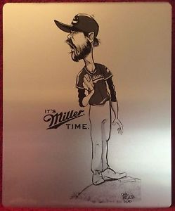 Set of 4 Unique 2016 Cleveland Indians Caricatures, Aluminum Prints,