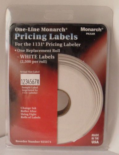 10 One Line Monarch Pricing Labels For the 1131 Pricing Labeler 2500 per roll