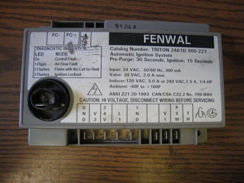 FENWAL TRITON 2461D 900-227 FURNACE IGNITION CONTROL SPARK MODULE