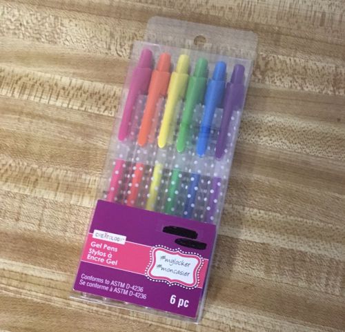 Creatology My Locker set of 6 color gel pens School office planner