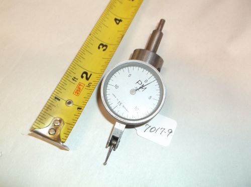 P M Machinist Test Indicator, (.001&#034;) .028&#034; Travel in each direction, Germany