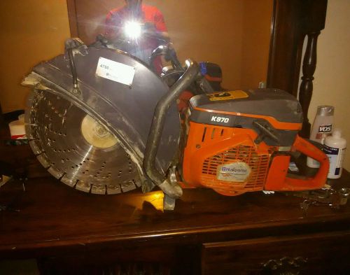 Used husqvarna k970 16&#034; handheld concrete cutoff saw - blade included runs great for sale