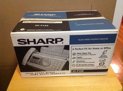 Sharp UX-P100 Plain Paper Fax - Brand New In Sealed Box