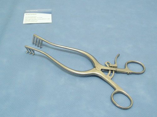 Aesculap BV200R Weitlaner Retractor, 3x4 sharp prongs