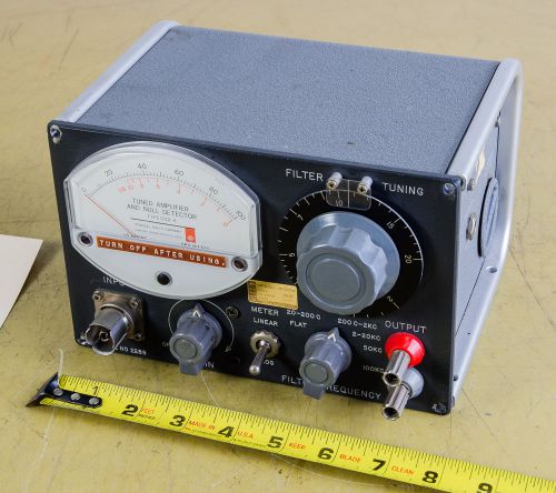 Tuned Amplifier &amp; Null Detector; General Radio Type 1232A (CTAM #583)