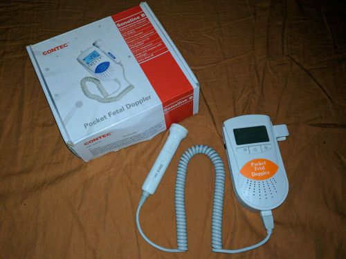 Contec Pocket Fetal Doppler Sonoline B - Excellent Condition (FDA Approved)