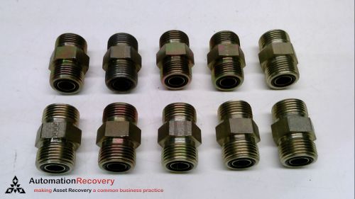 PARKER 8 HLO-S - PACK OF 10 - FITTINGS, CONNECTION 1: 1/2&#034;,, NEW* #226648