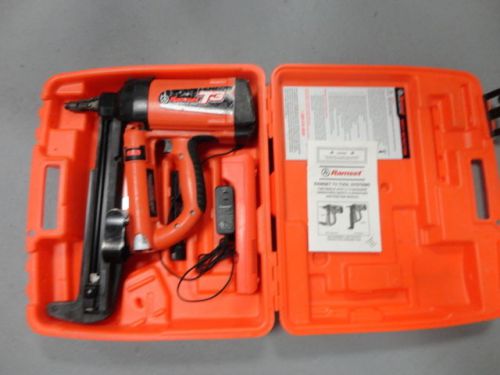 Ramset t3 cordless nailer kit w/ 2 batteries, charger &amp; case for sale