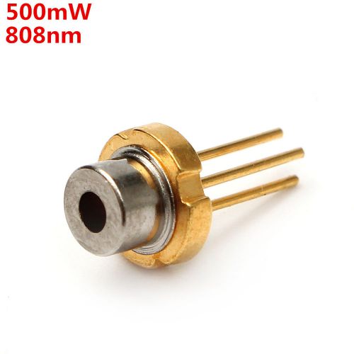 New Metal Infrared IR Laser Diode LD TO-18 808nm 500mW (5.6mm) Producing  Lasers