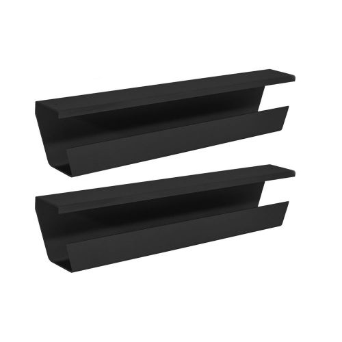 WireTamer Cable Management Tray (2 Pack Black) 2 Pack