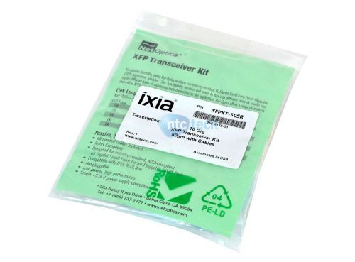 NEW IXIA Net Optics XFPKT-50SR 10Gig XFP SR Tranceiver Kit 50um With Cables