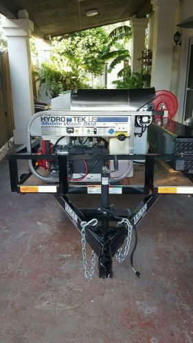 Mobile wash hydro tek with burner hot water for sale