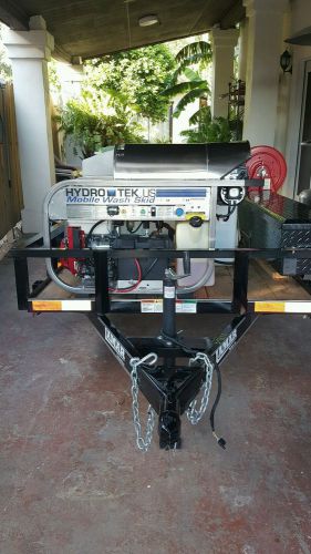 mobile wash hydro tek with burner hot water