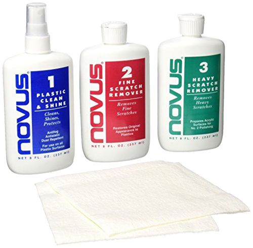 Novus polish kit plastic and acrylic cleaner polish scratch remover 8oz eyeglass for sale