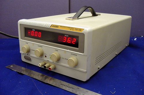 AWESOME LEADER 35VDC - 10A REGULATED POWER SUPPLY - TESTED AND OPERATIONAL