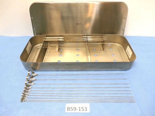 CODMAN 63-8010 CV-CT ENDARTARECTOMY LOOPS SET W-TRAY Surgical Instruments