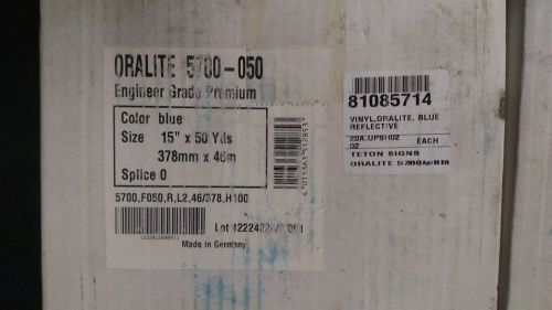 Oralite 5700-050  15&#034; 50 yards 378mm x46m blue for sale