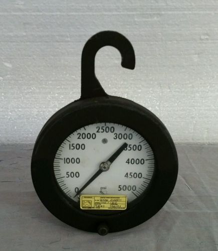 Ashcroft maxisafe 0-5000 psi test gauge pressure gage aisi 316 tube &amp; socket for sale