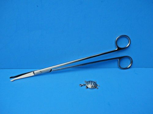 Turtle- Strully Dissecting Scissors 8&#034; Probe Tips Safety Curved (GERMAN Made) OR