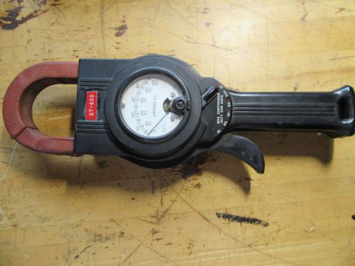 Vintage Weston 633-60 MODEL VA-1 AMPERES A.C.Clamp On Amp Meter FREE SHIPPING