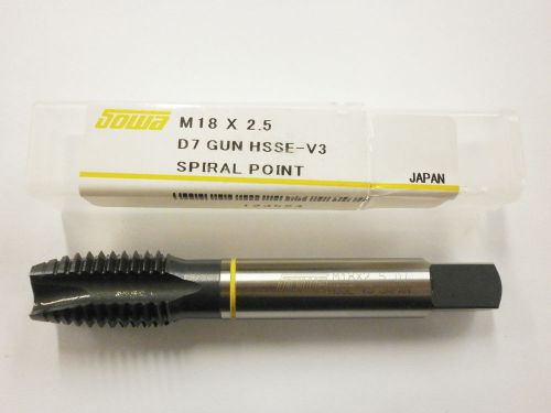 Sowa Tool M18 x 2.5 D7 Spiral Point Yellow Ring Tap CNC Style HSS 123-524 ST38