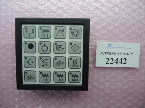 Input keypad SN. 123.498, ARB 667, Arburg Selogica spare parts