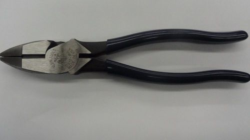 Klein Tools D213-9NE 9&#034; High-Leverage Side-Cutting Lineman&#039;s Pliers NEW!