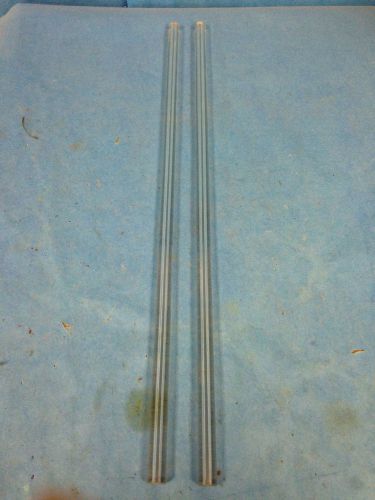 Vintage pyrex lab glass tube 24&#034; length, 5mm i.d., 16mm o.d. lot of 2 for sale