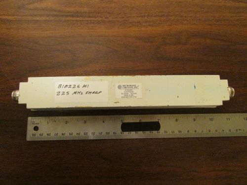 Microwave Circuits Inc. B10226M1 Bandpass Filter N Female Connectors