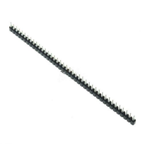 New 2 Pcs Strip Tin PCB Female IC Breakable 40pin Single Row Round Header Socket