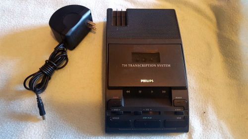 Philips 710 Transcription System with adapter TYPE LFH 0710/00 WORKS