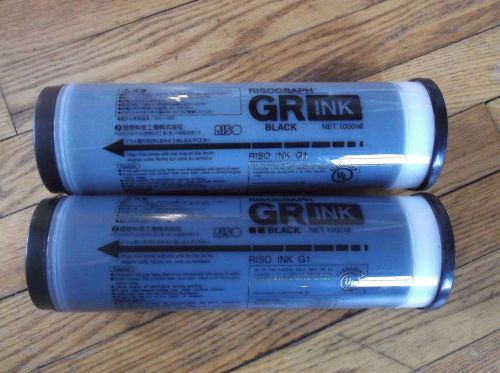 NEW 2 S539 BLACK INK for Riso GR3750GR3710 GR2750 GR2710 GR2700 Duplicator