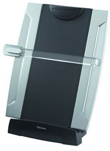 Fellowes Office Suites Desktop Copyholder With Memo Board, Black/Silver