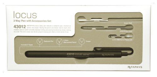 43012-BK METAPHYS 3WAY pen locus (locus) 43012-BK Black Accessories set