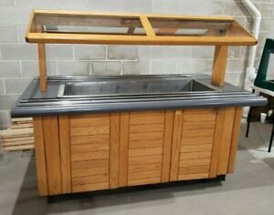 Set-N-Serve Refrigerated Cafeteria Counter/Self-Serve Buffet Table