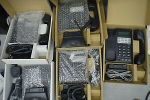 Lot 5x ESI 24-Key DFP 2 Line Display Phone W/ Stands And Handsets 5000-0493