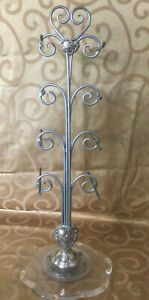 Brighton Jewelry Necklace/Bracelet Display Acrylic w/ Ball Bearing Rotating Base