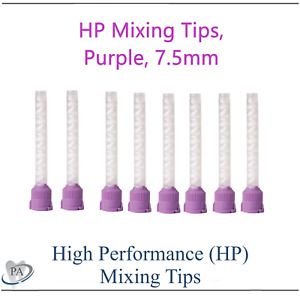 Dental Purple HP High Performance Mixing Tips 7.5mm Purple VPS HP Tips MIXPAC