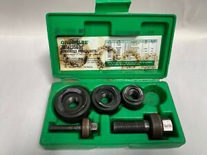 Greenlee 735BB Ball 3/4&#034; 1&#034; 1-1/4&#034; Conduit Ball Bearing Knockout Punch Set (A15)