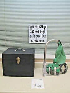 Leister CH-6056 Grooving Groover Machine w/ Storage Box Used Free Shipping