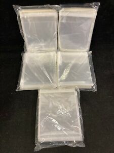 1000 4&#034;X4&#034; 1.2MIL RESEALABLE SELF SEALING ADHESIVE CLEAR CELLO LIP BAGS