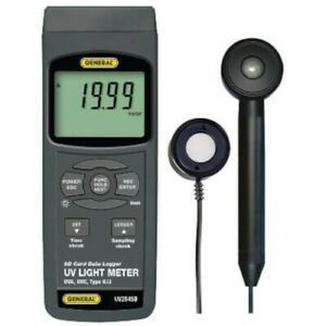 General Tools UV254SD Data Logger UVA UVC Light Intensity Meter