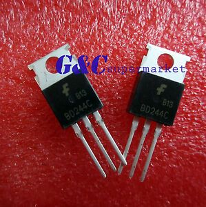 10pcs BD244C TRANSISTOR PNP 100V 6A TO-220 NEW  T20