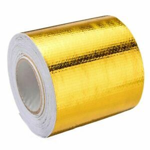 Heat Insulating  Tape Self-Adhesive Sticker Heat Shield Wrap Tape Foil Tape