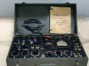 Signal Corps I-177 Dynamic Mutual Conductance Tube Tester with Manual