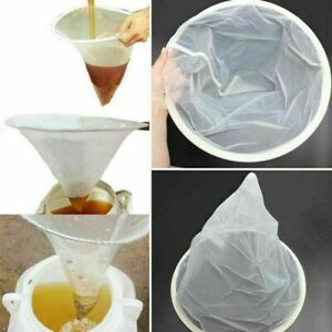 Fiber Bee Beekeeping Honey Strainer Net 35*40cm Screen Equipment N4L2 E7T6
