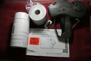 monarch 1130 label gun Plus 14 rolls of labels 1 ink roll instruction book 